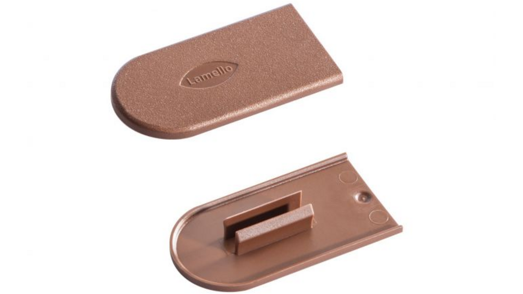 Cabineo afdekkappen, 100stuks, ral 8007, reebruin