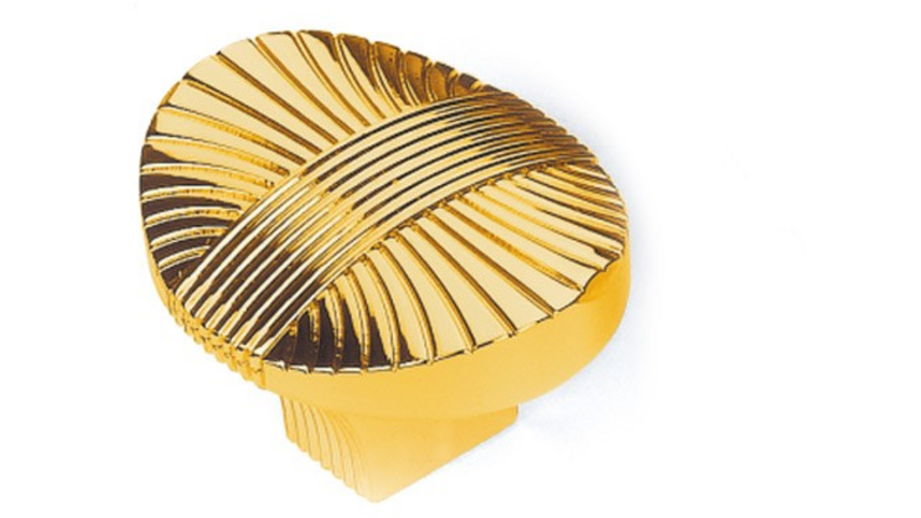 Knop REED verguld 35x30mm