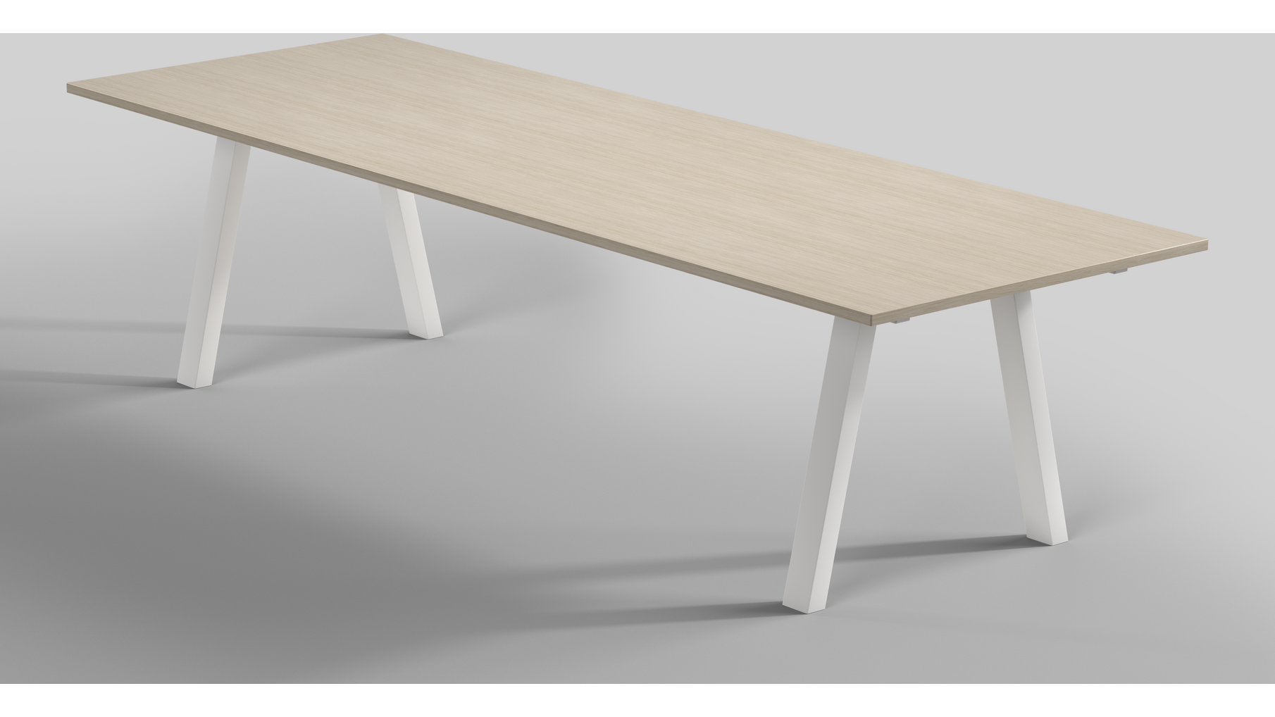 De Meet vergader tafel voor een blad van 2400mm lang,