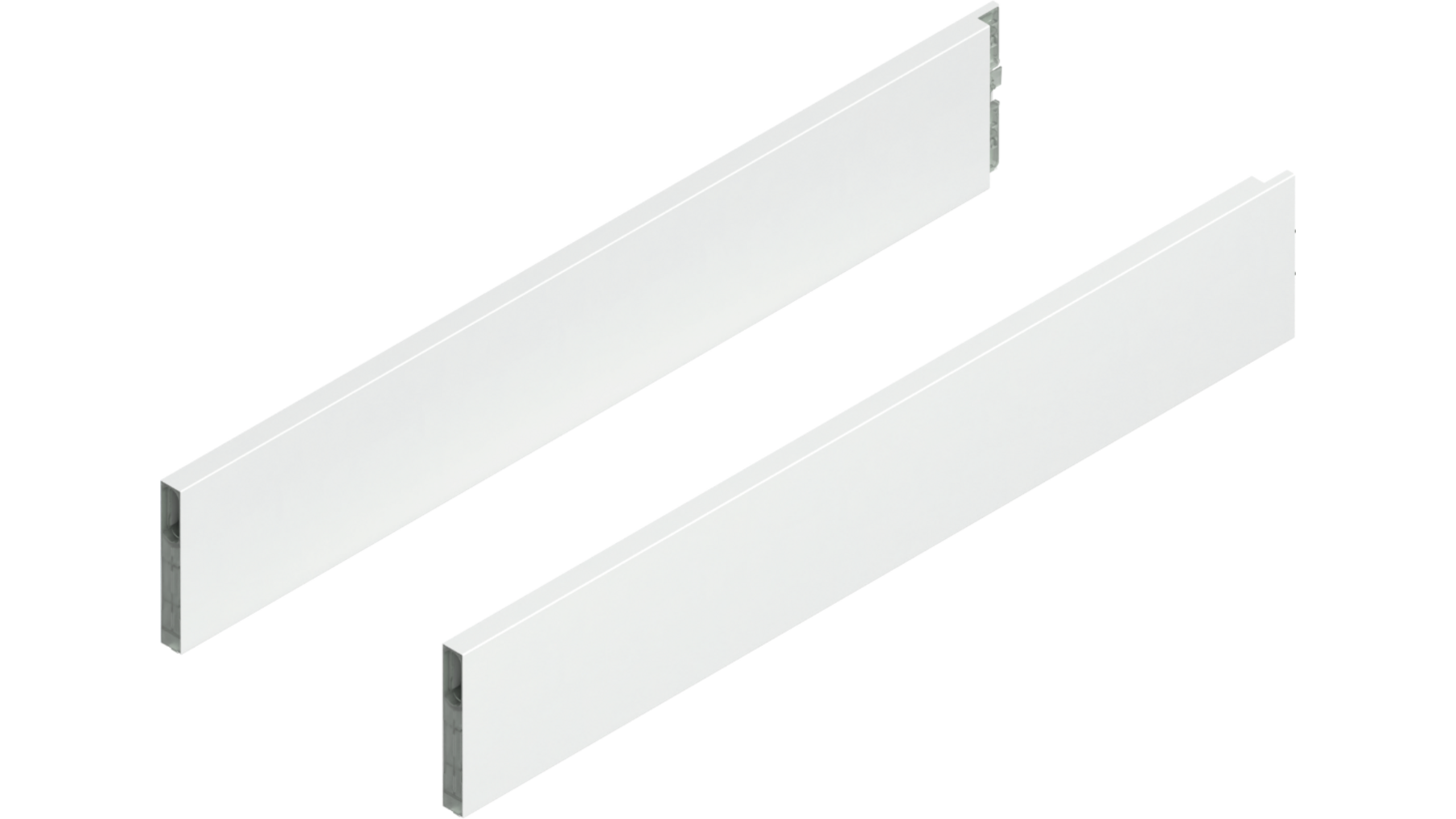 Merivobox boxcapr NL=600 mm, hoogte E R+L zijdewit