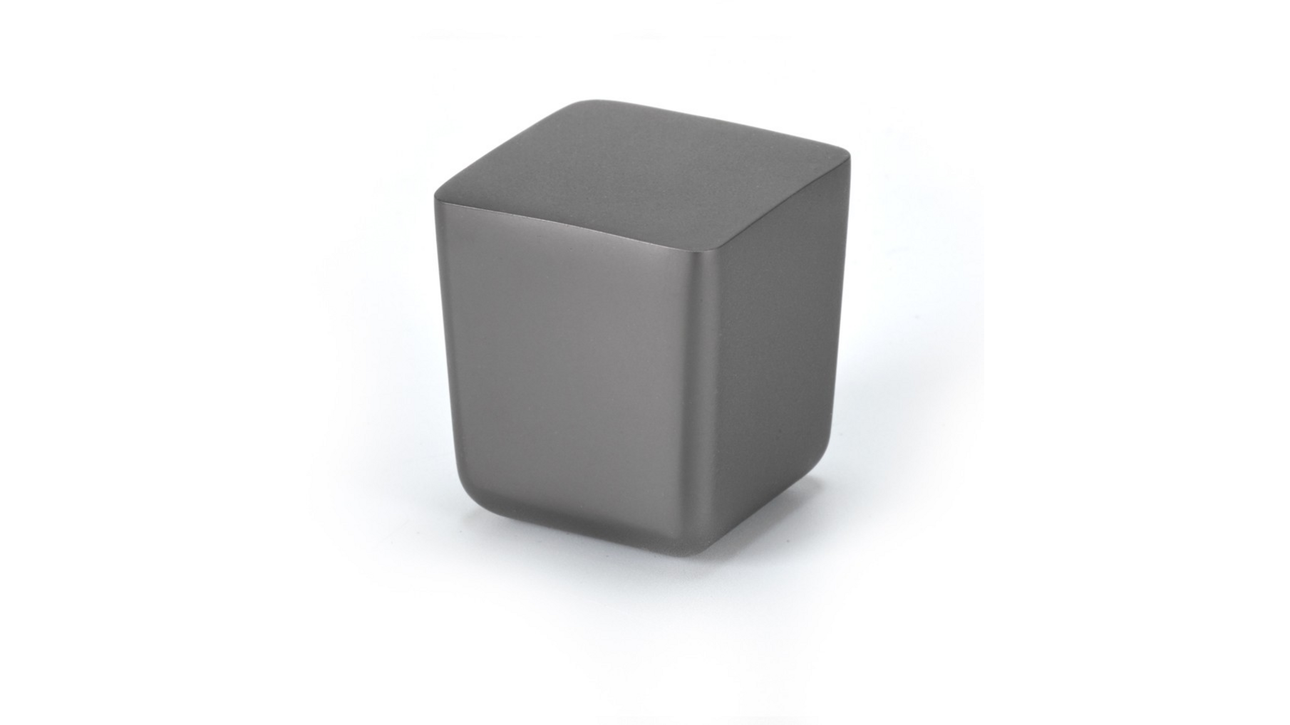 Knop MINI grafiet 25X25mm, hoogte 28mm