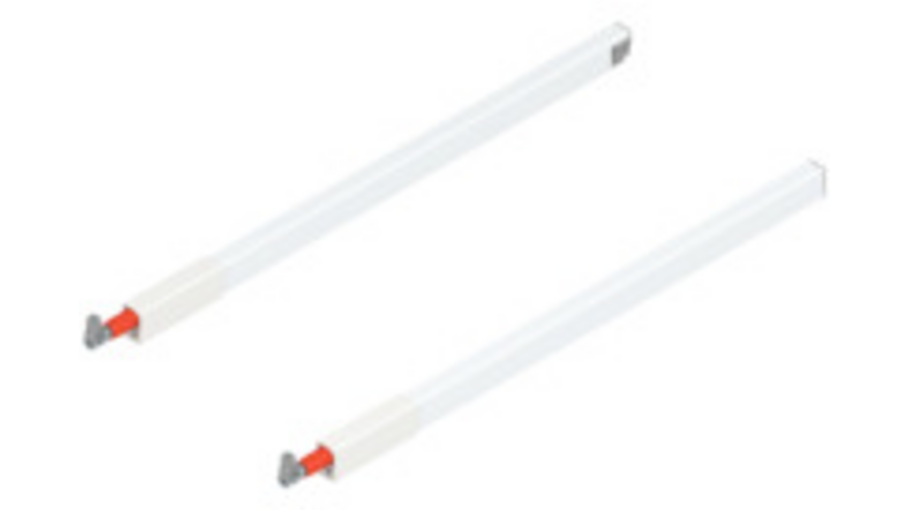 Antaro relingset, zijdewit, voor ladediepte 500mm