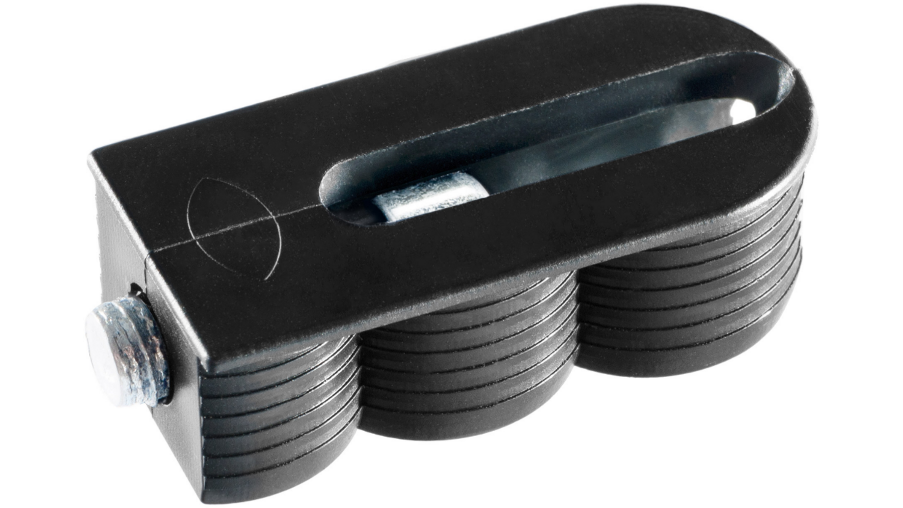 Cabineo 12, zwart, 500 stuks ral 9021, vernikkelde schroef