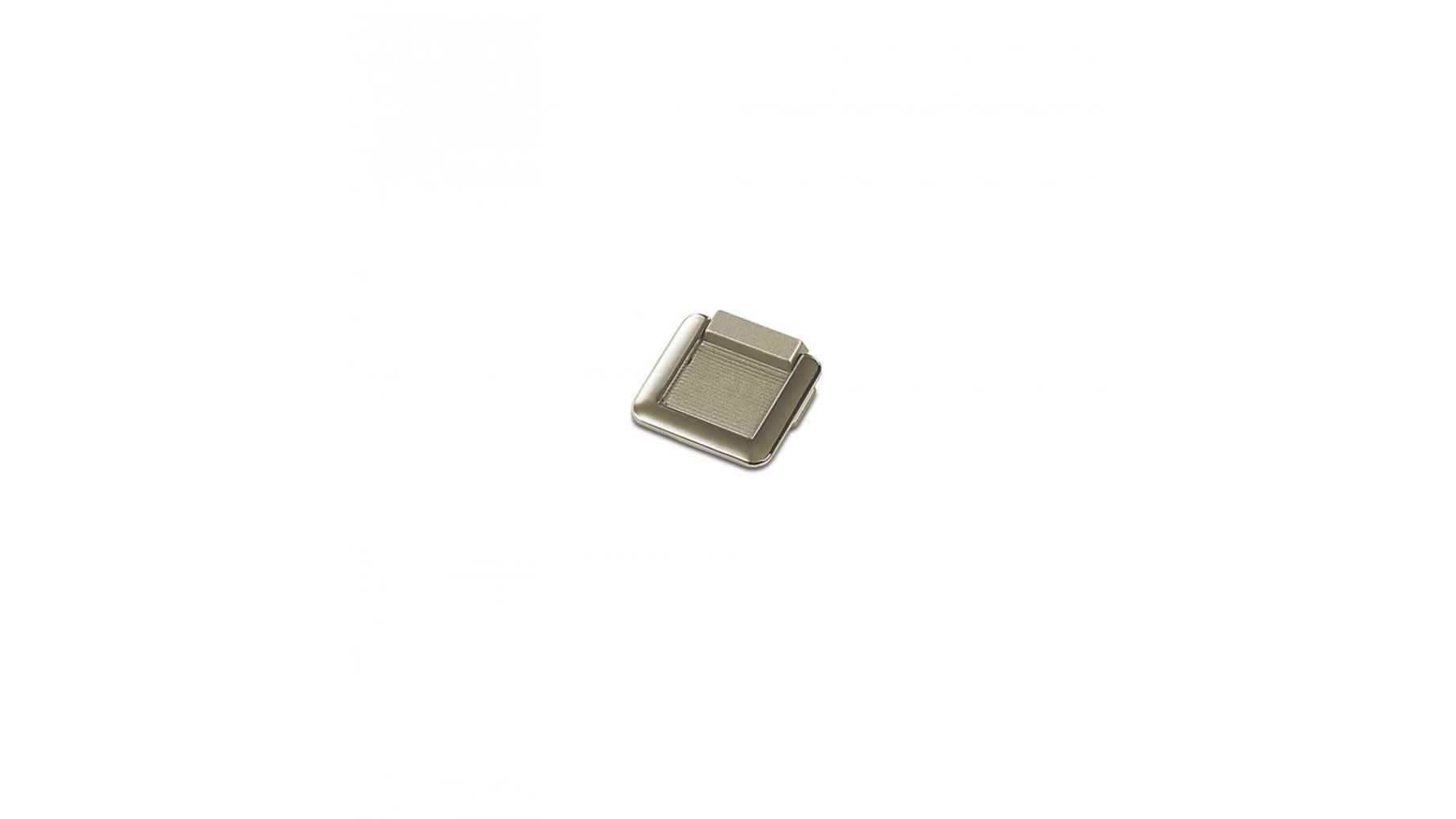 Komgreep glans chroom 35x35mm