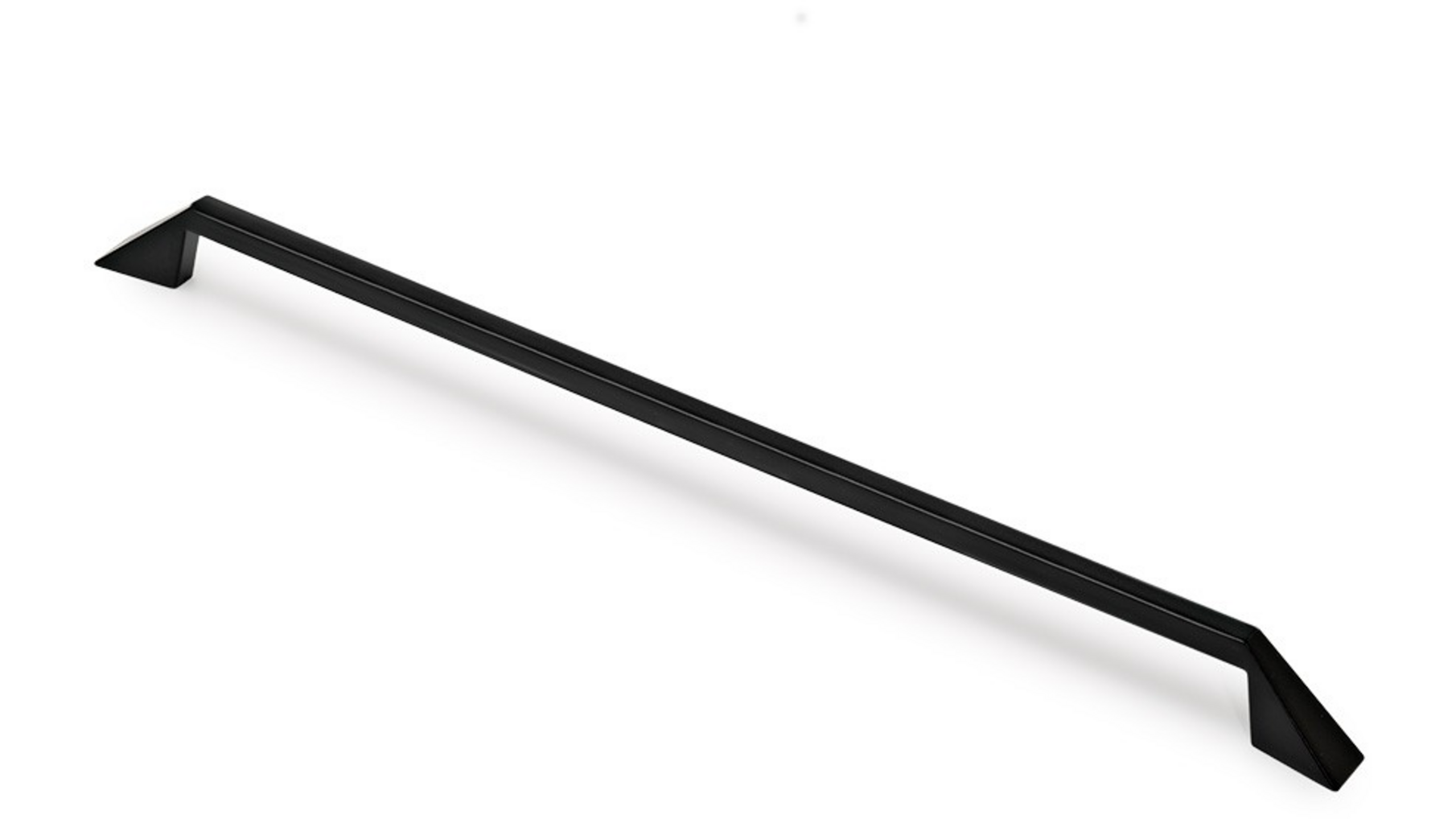 Greep RIGHT mat zwart 360x8x28mm, hartmaat 320mm