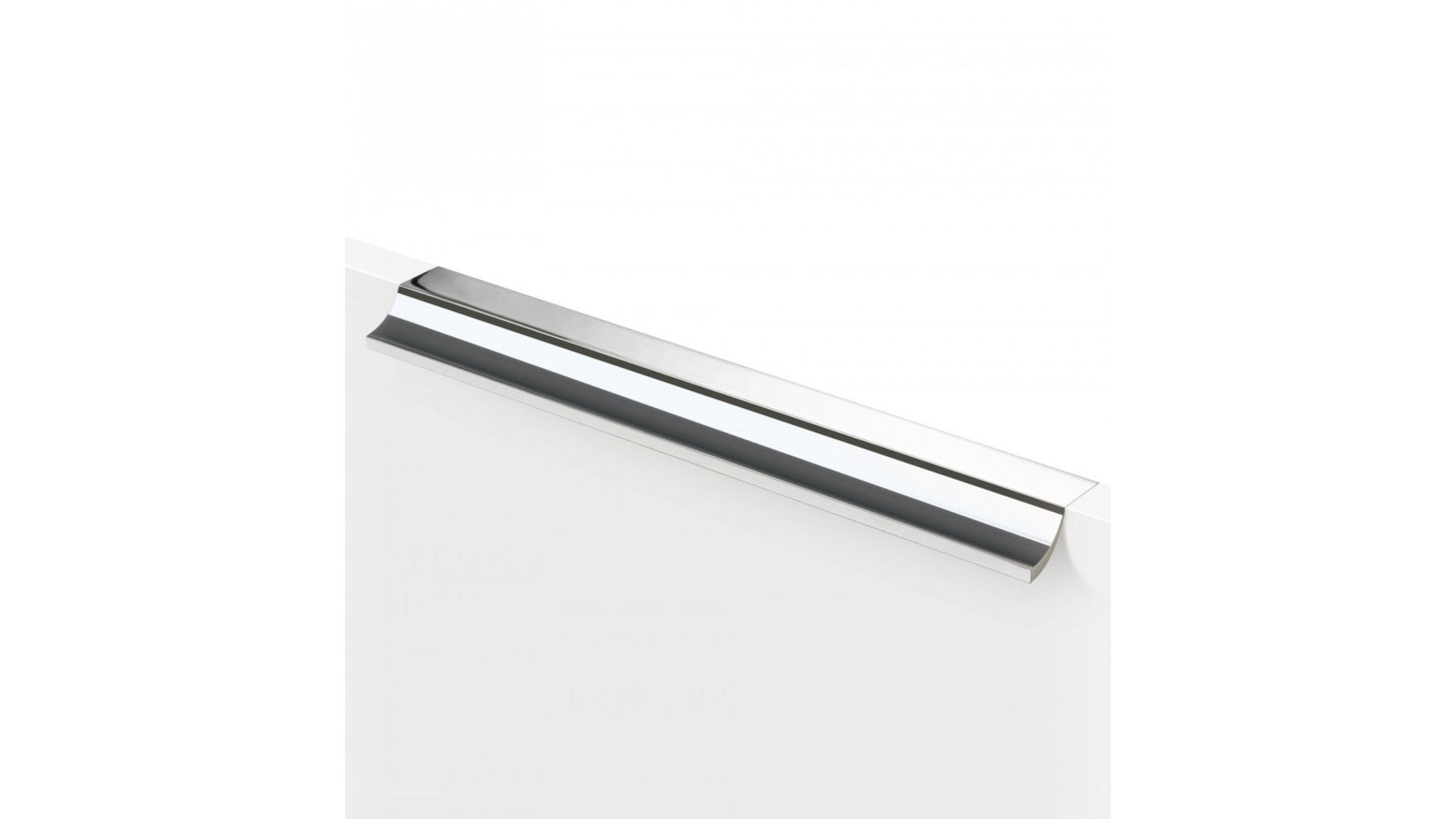 Greep SCOOP glans chroom 72x45.5mm, hartmaat 32mm