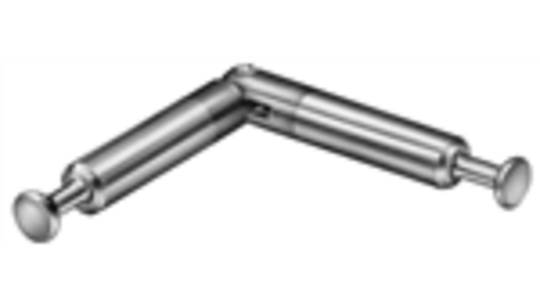 Pen dubbel, scharnierend, 40,3 x 40,3mm