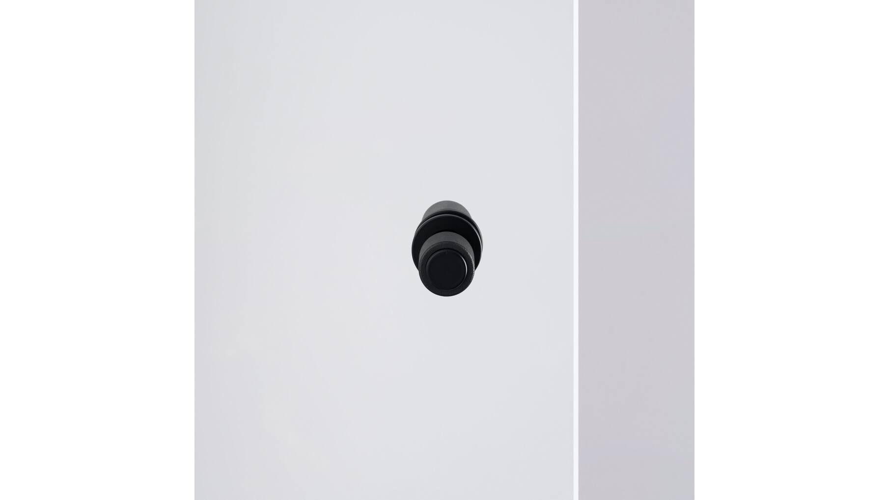 Furniture Knob/Double-Sided/Cast /Welders Black