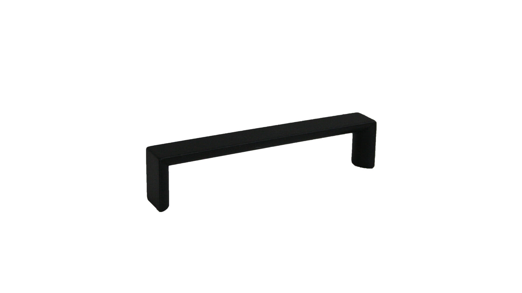 Greep 20x128mm, recht, mat zwart