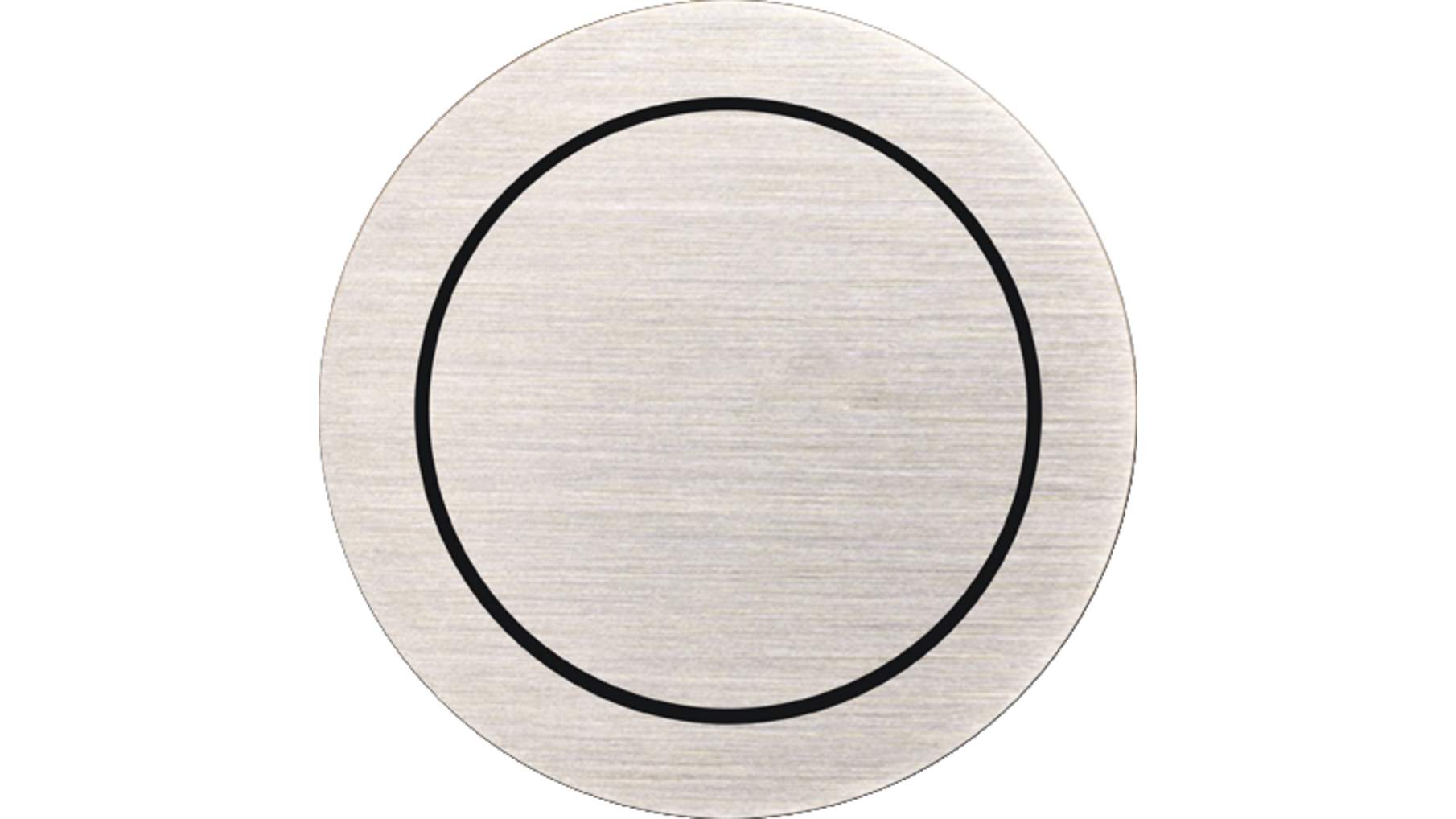 Rond 2.0 Multifit Push button 2X- brushed nickel