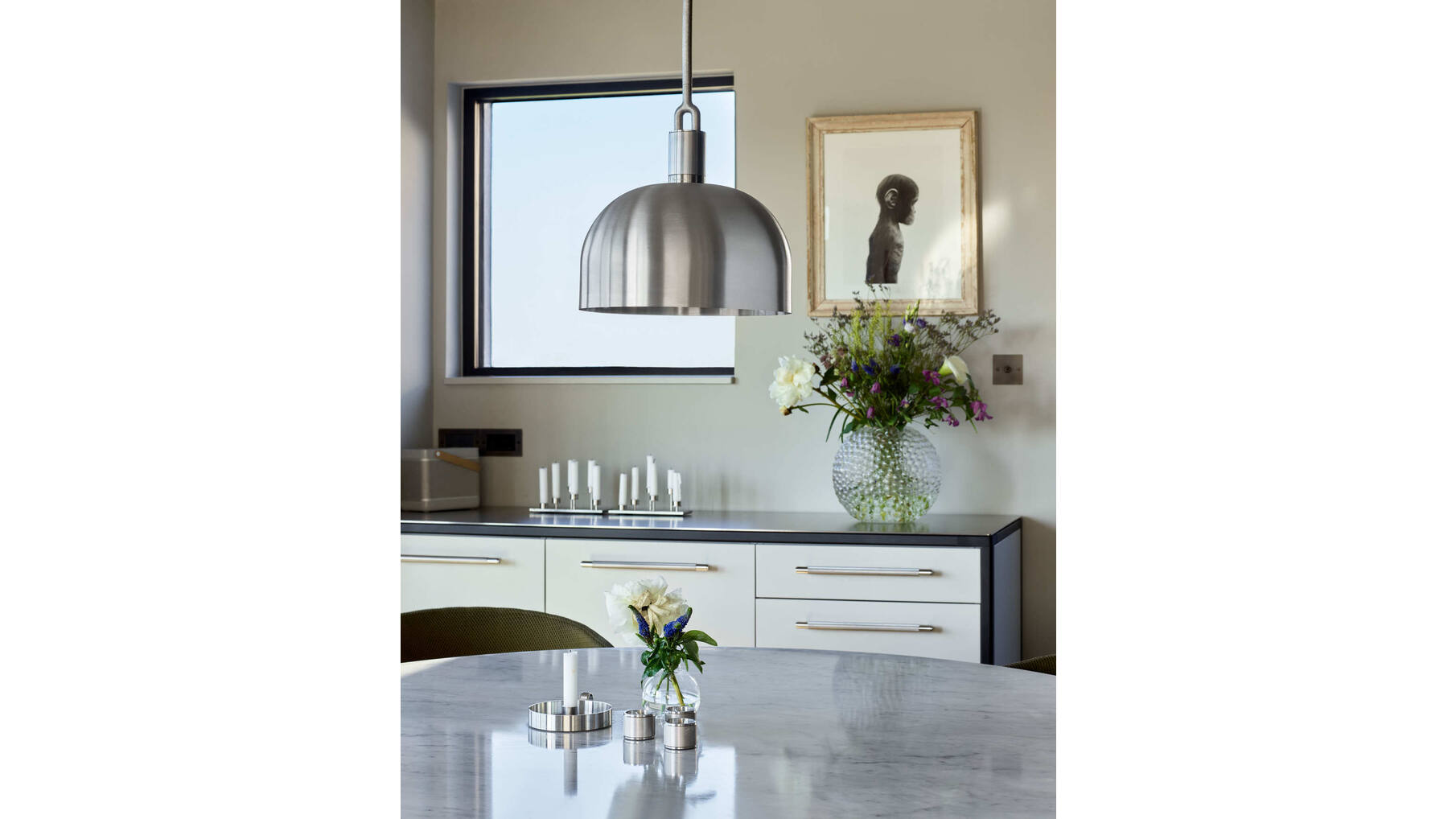 Forked Shade/Large/Steel