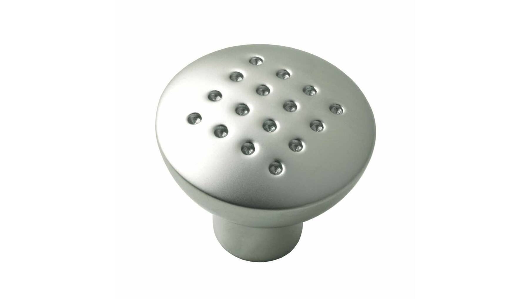 Knop aluminium RVS look, diameter 28mm, perfomodel