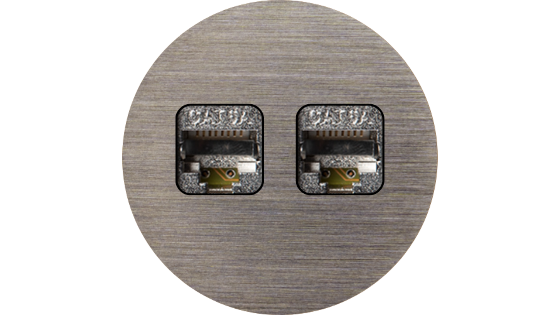 Rond 2.0 Multifit Data port  2 Keystones- s. trim - de fusil
