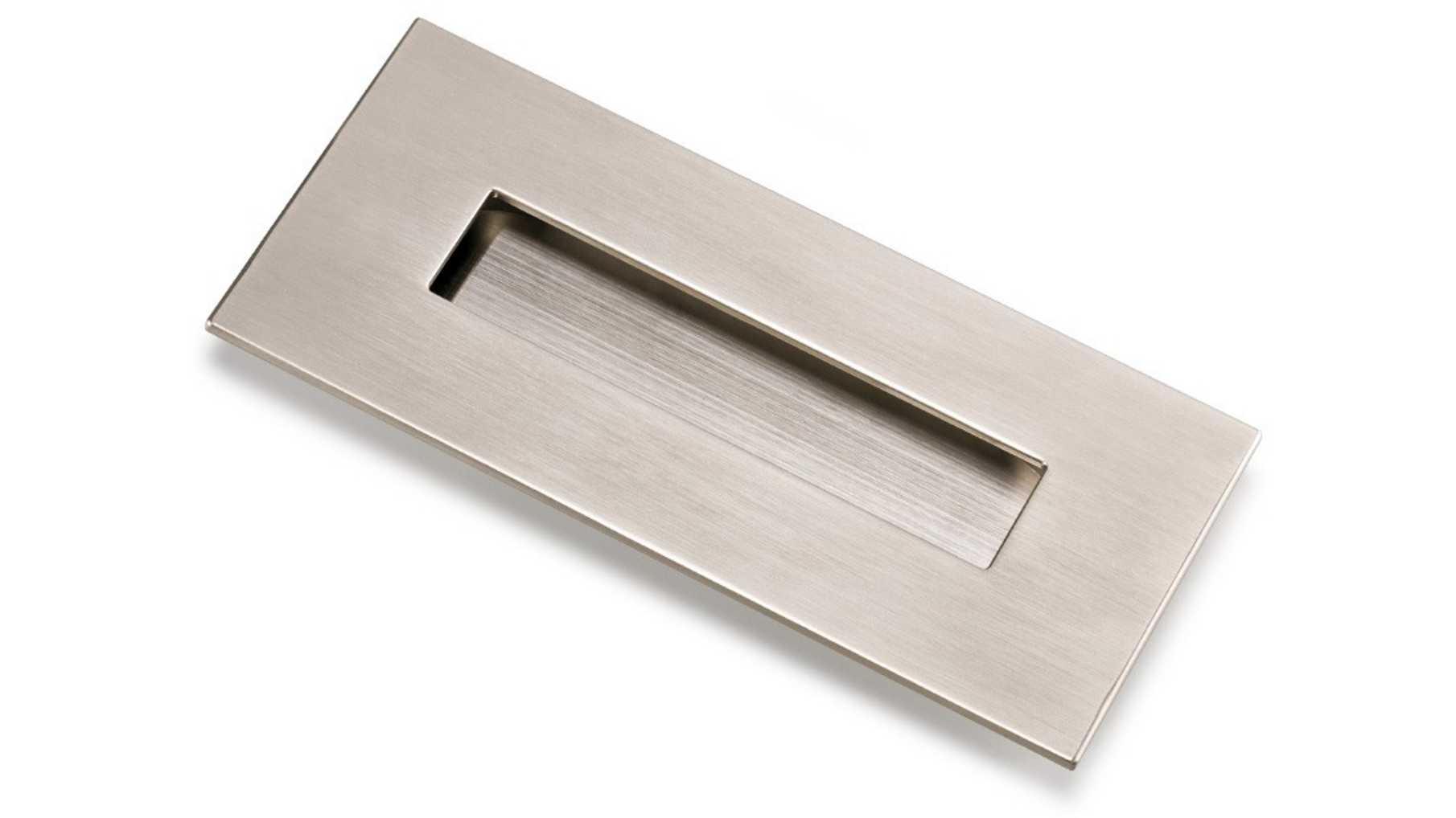 Komgreep geb. nikkel 155x73mm, inlaat 40x123x11mm