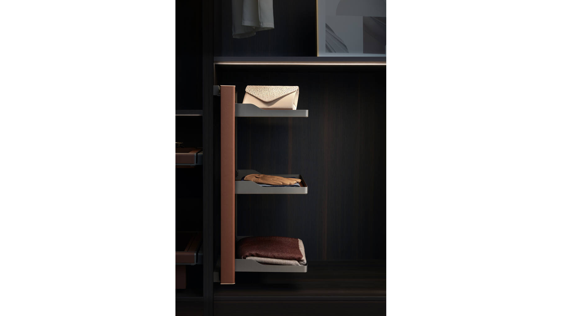 703574 B Series - Side Basket - Right Opening Brown
