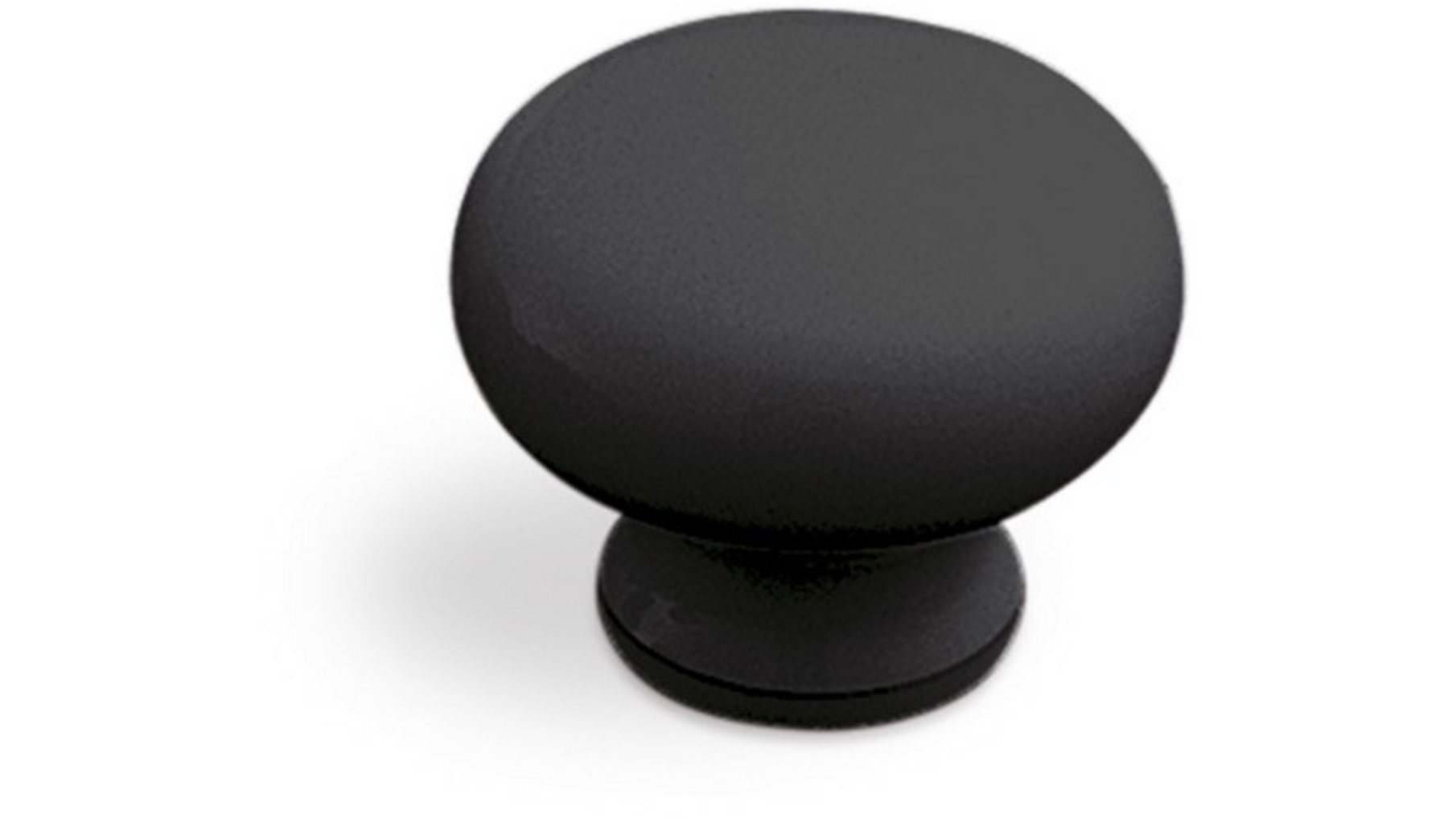 Knop kunststof zwart diameter 32mm