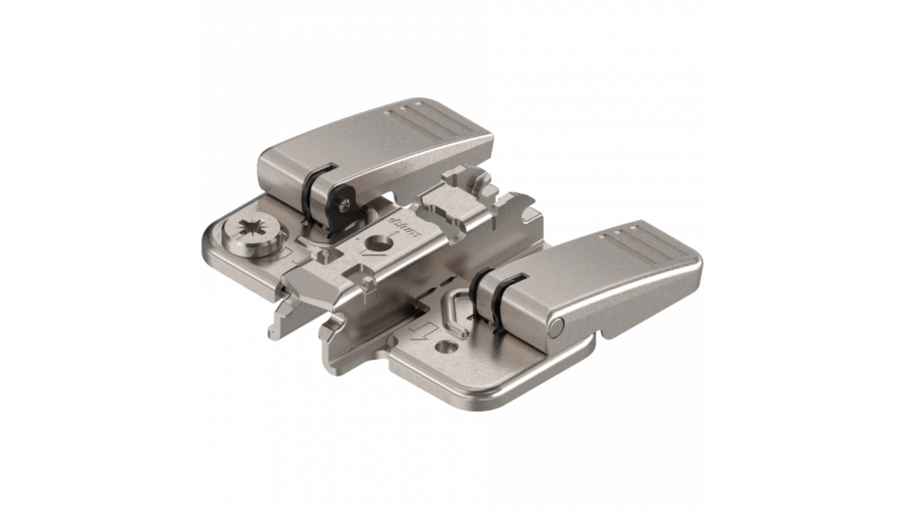 Kruismontageplaat 3mm verdikt excentrisch INSERTA
