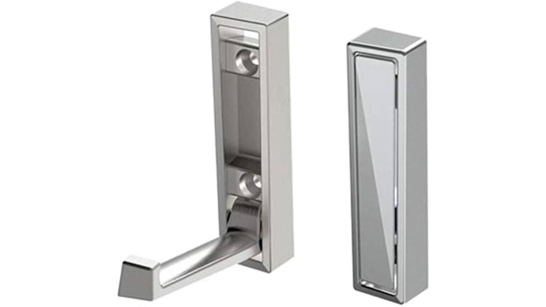 Jashaak RVS look, scharnierend, 80x20mm, hoogte 14,5mm