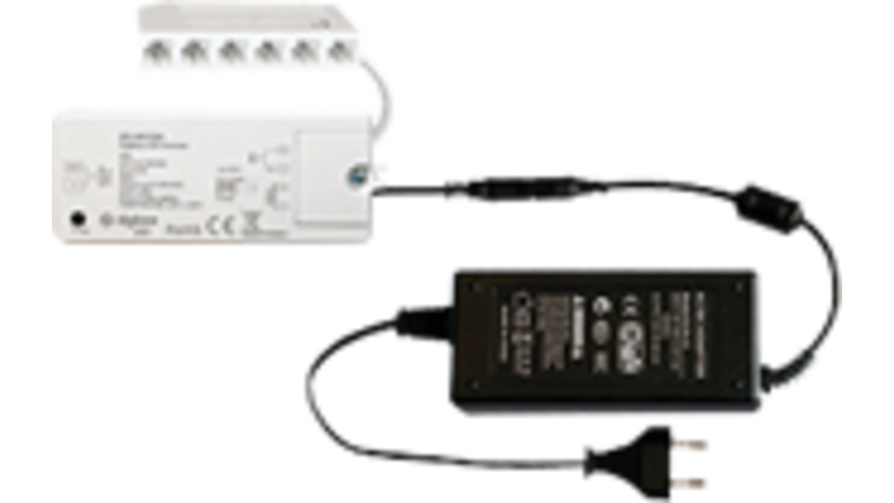 Zigbee ontvanger 6 voudig Micro24 verdeler+ Driver 24V/24W