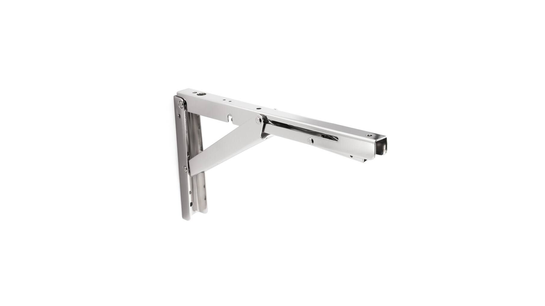 Konsole RVS gepolijst inklapbaar 307mm, hoogte 165mm