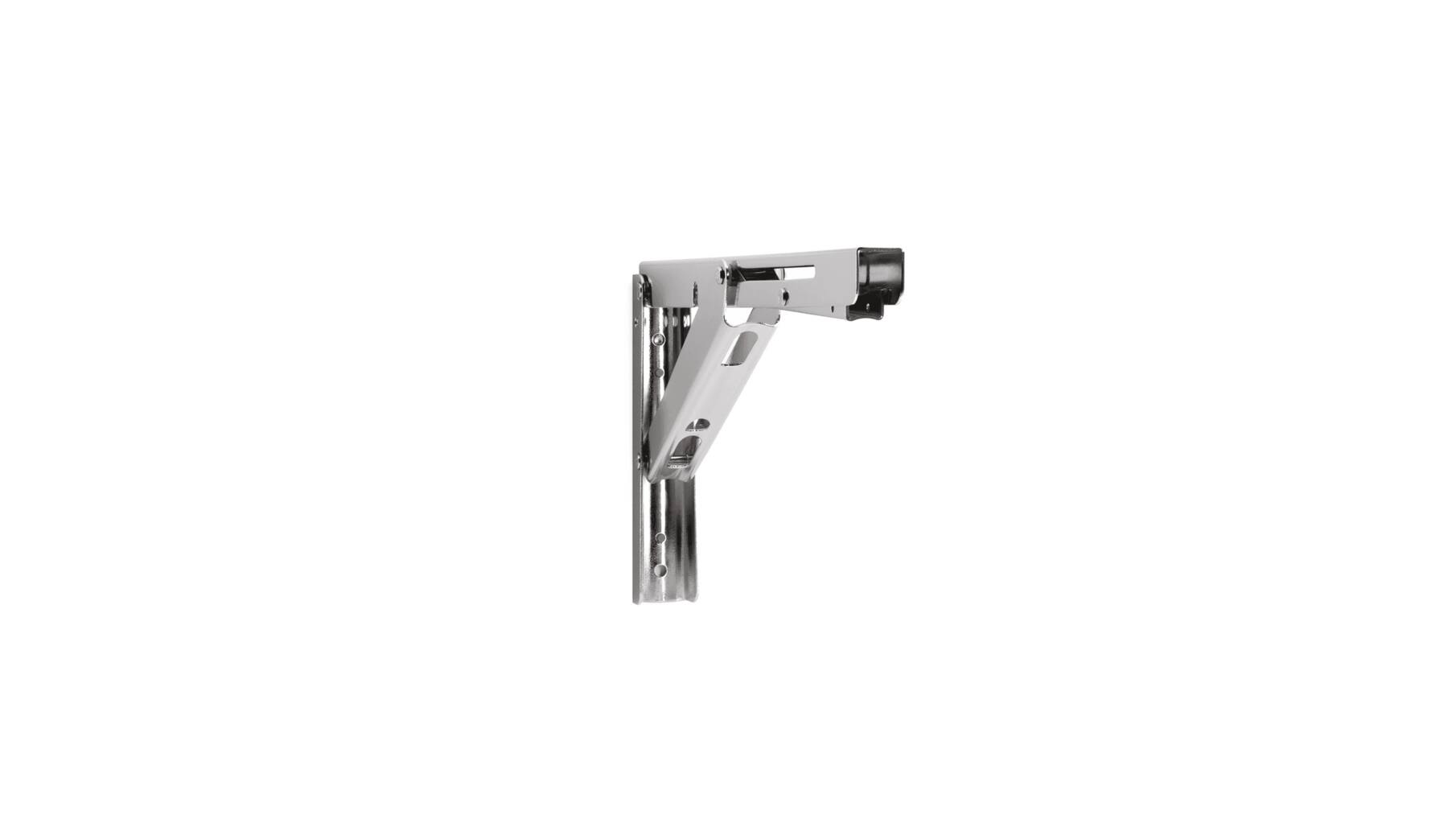 Konsole RVS gepolijst inklapbaar 307mm, hoogte 165mm