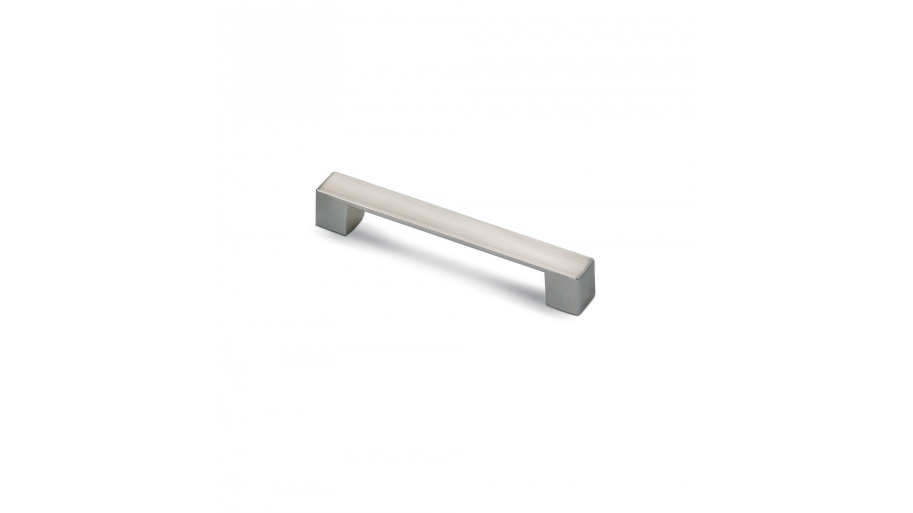 Greep BLOCK geb. nikkel 129x18mm, hartmaat 96mm