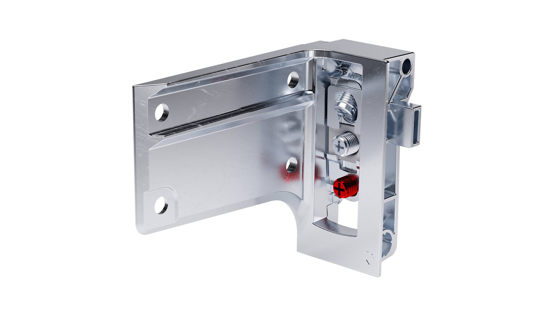 Kastophanger LIBRA H7 links, v alu profiel, om te schroeven