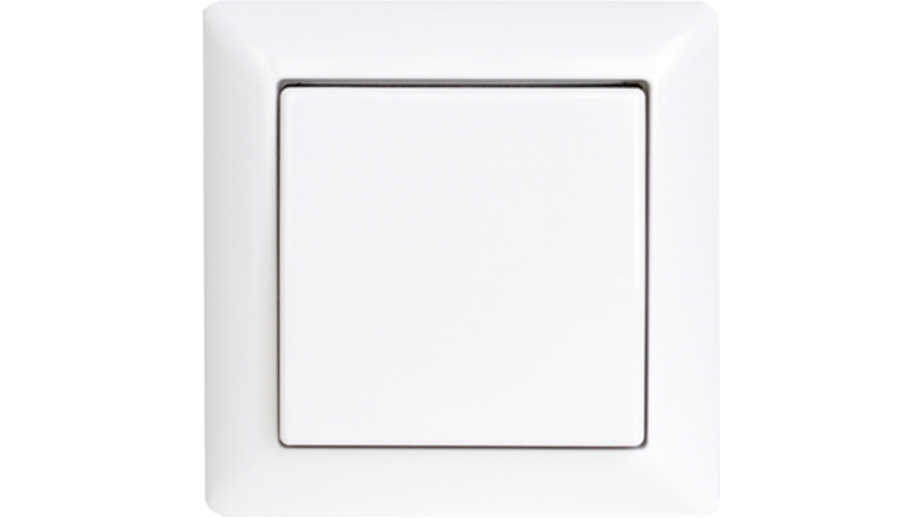 Jung externe pulsdrukker incl afdekraam en knop wit