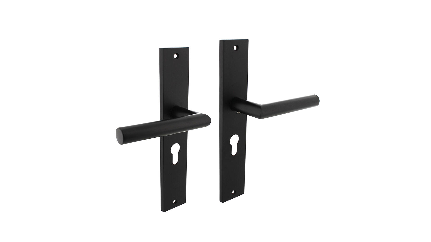 Deurkruk Bastian op schild 245x45 mm Pcgat 55mm