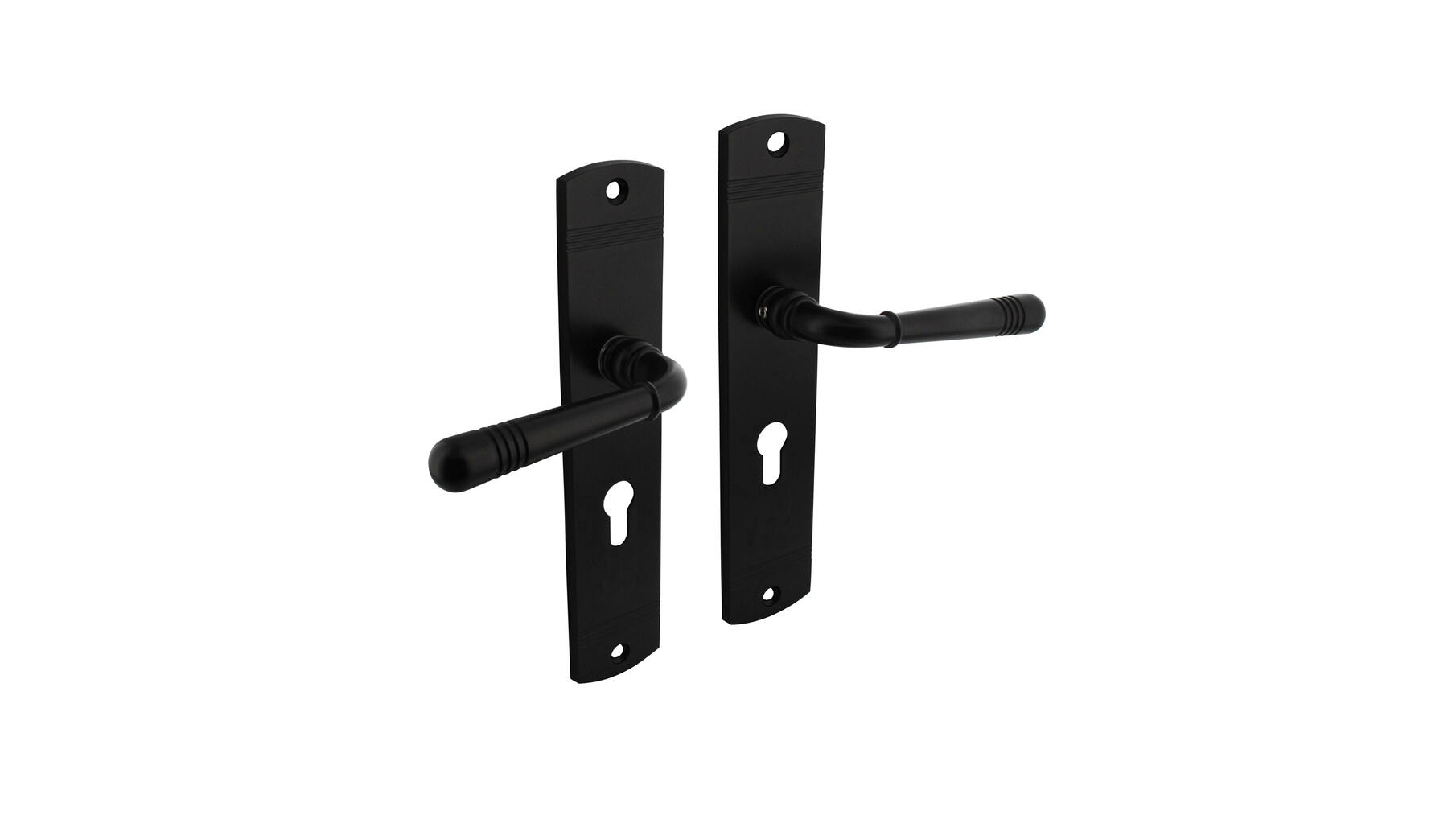 Deurkruk Helena op schild 230x44 mm profielcilindergat 55 mm