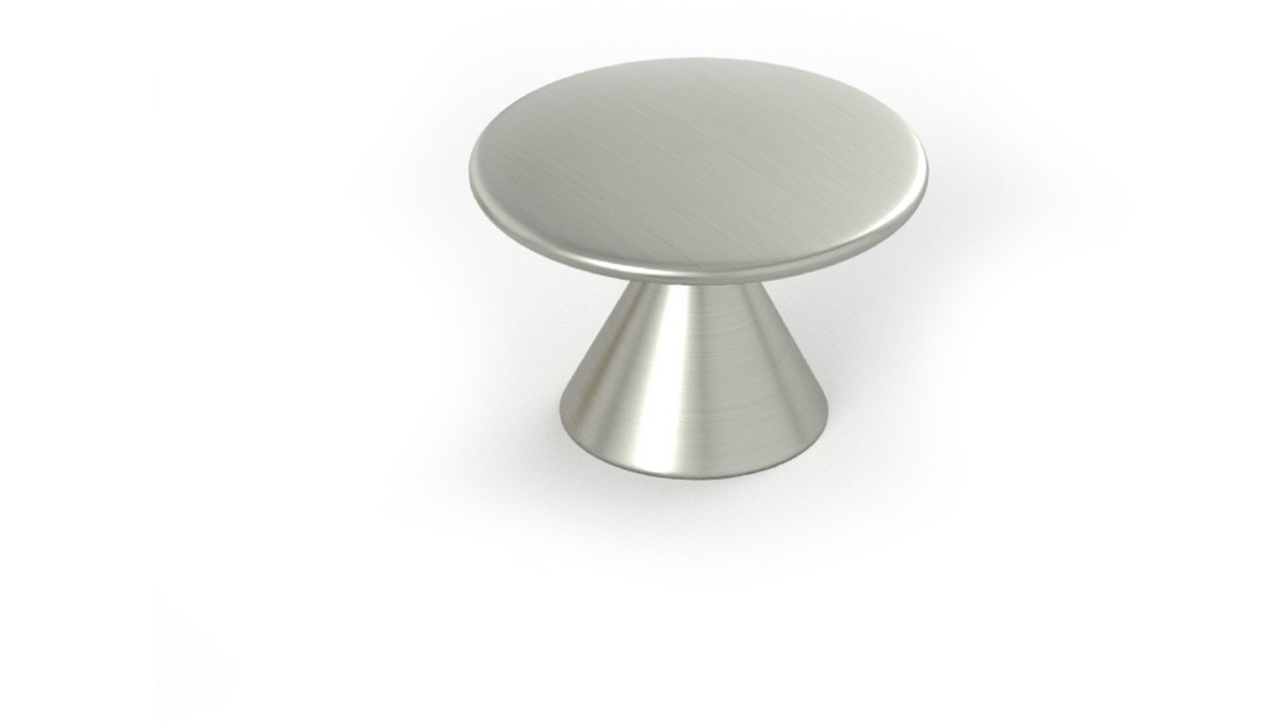 Jashaak DIABOLO geborsteld nikkel diameter 60mm, 35mm hoog