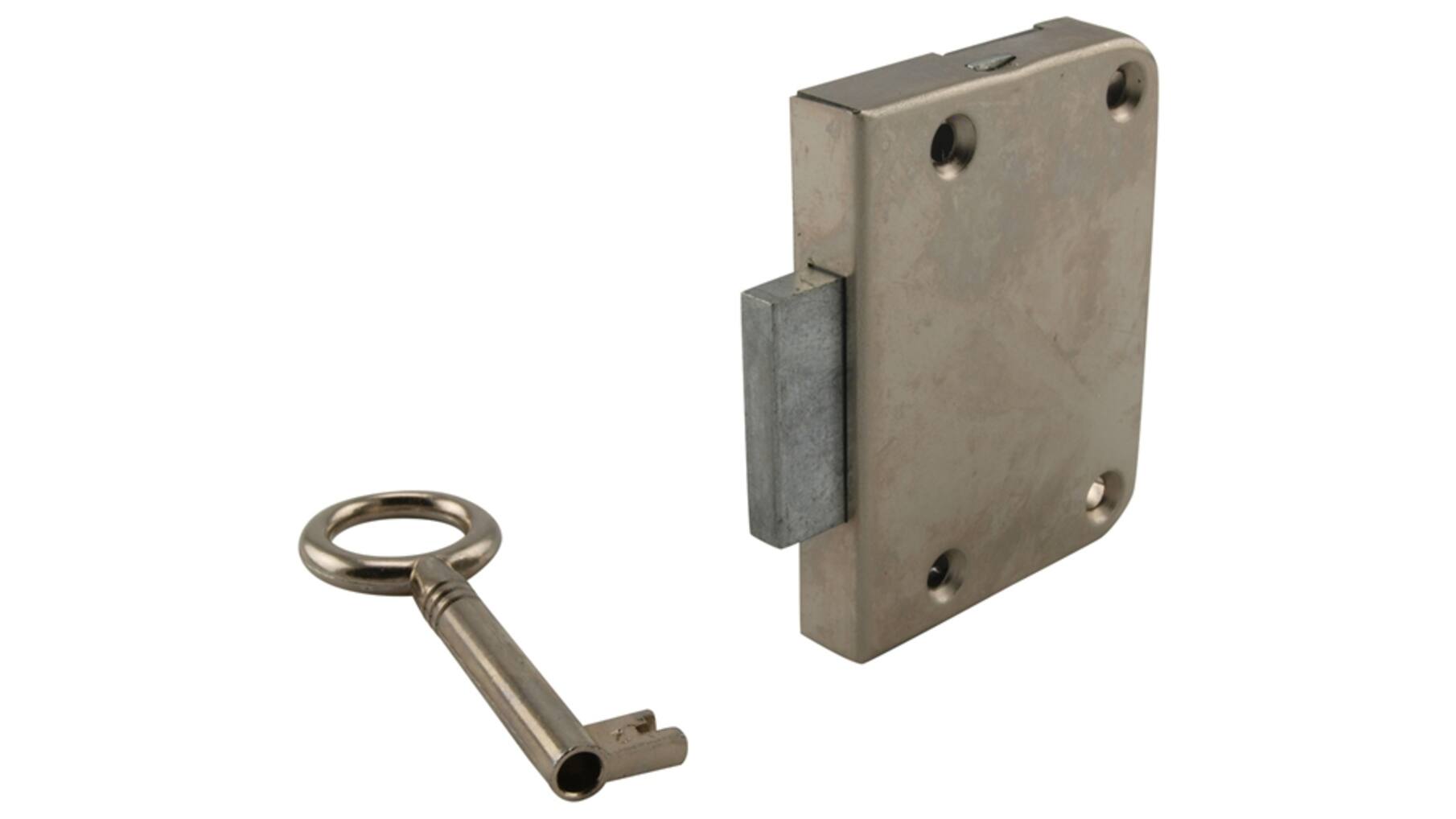 Oplegslot vernikkeld 15mm, L/R/Lade, 3 vergrendelingen