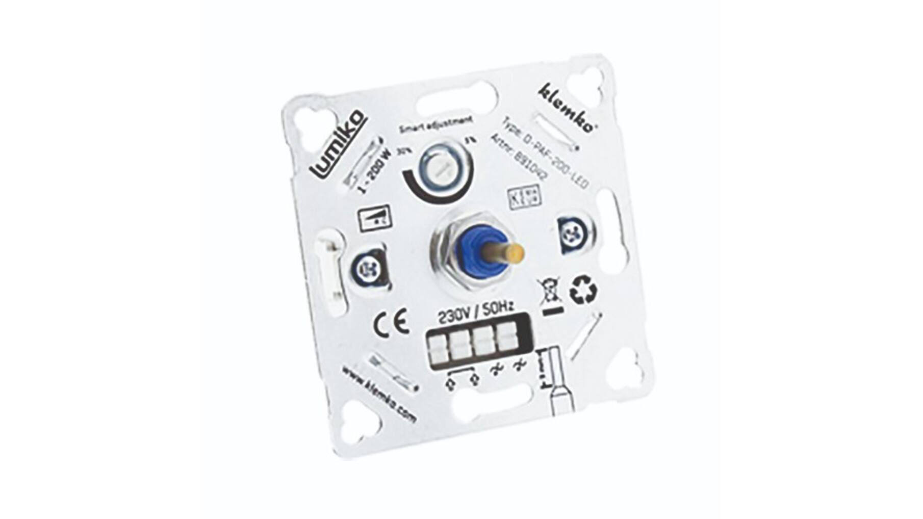 Universele LED dimmer 1-200W, RC fase afsnijding