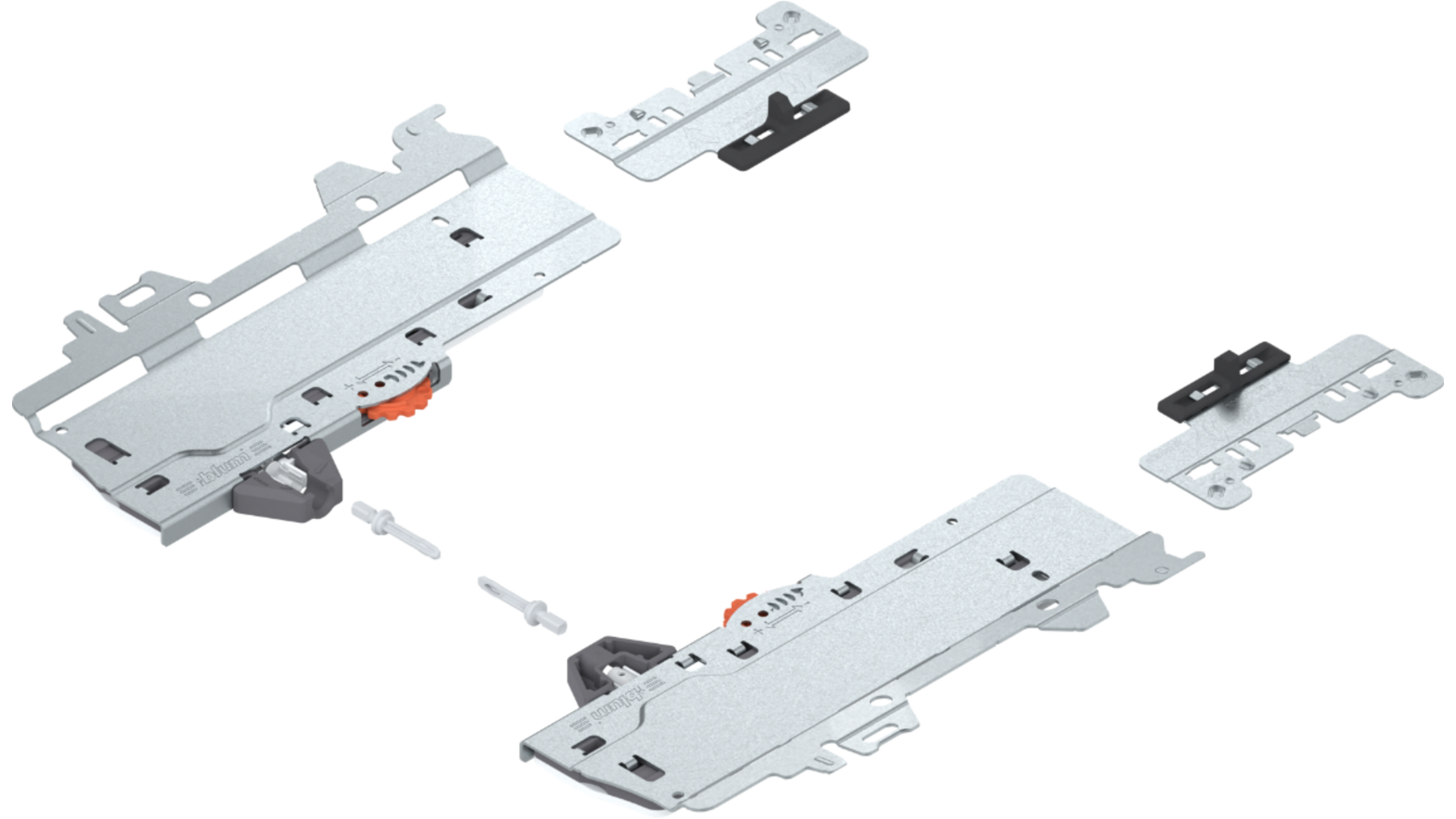 Tip-on Blumotion set Merivobox 10 kg NL 270-300mm