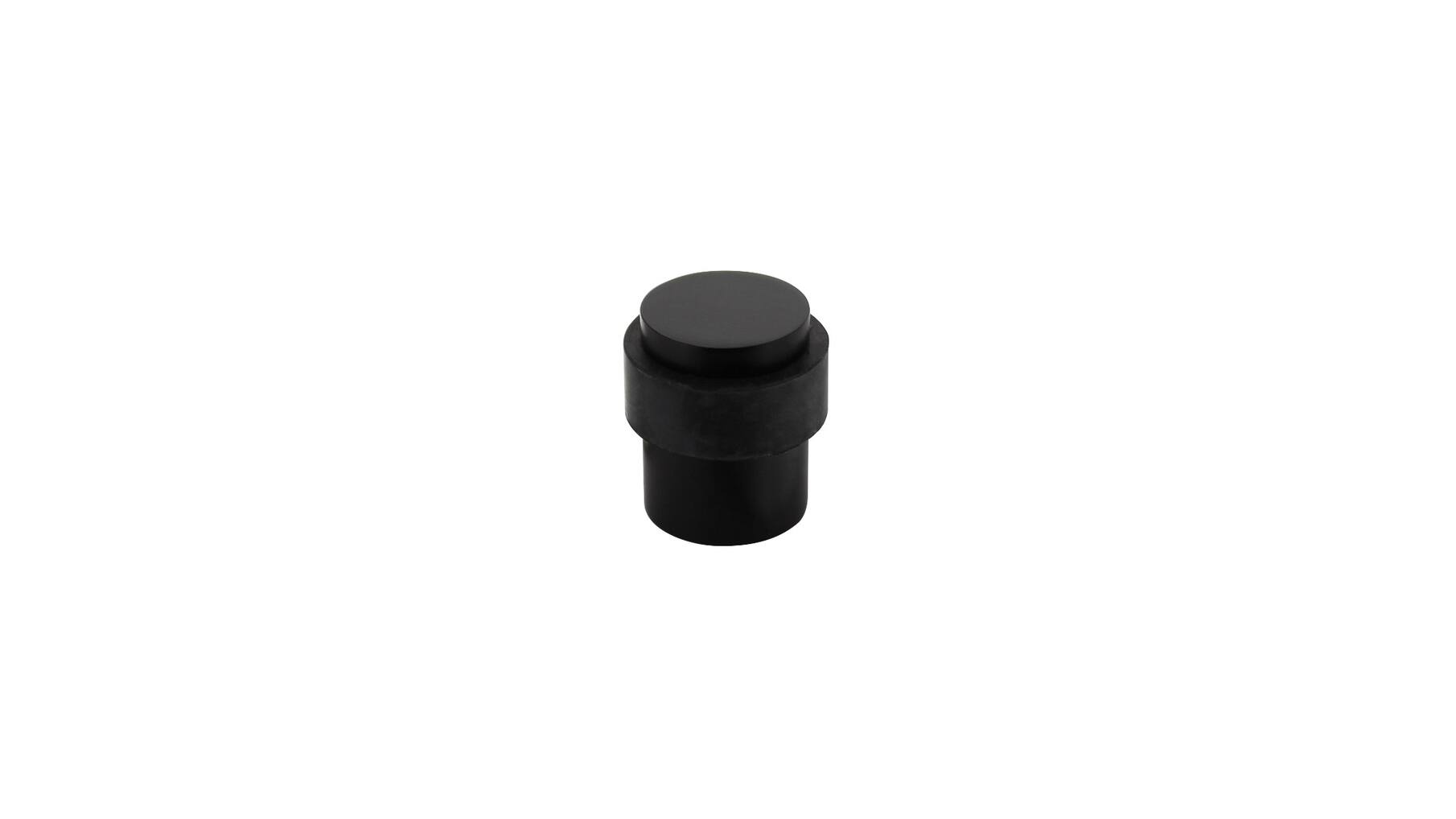 Deurstop Vloermontage ø30x40mm zwart