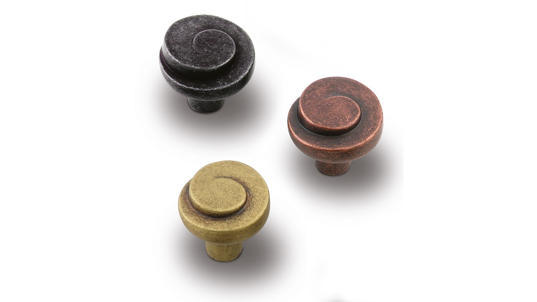 Knop RUSTIC 887 antiek messing 30mm