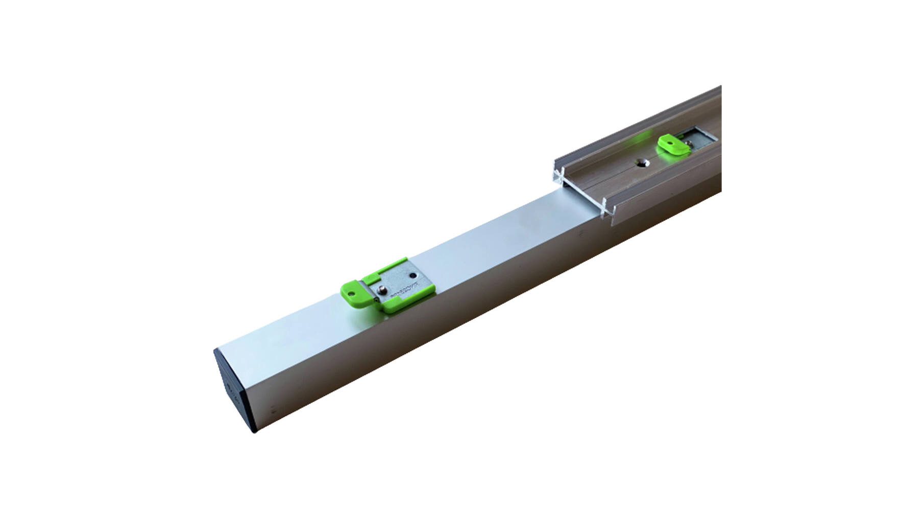 Spaceship Pocket bovenrail, lengte 2050mm, aluminium