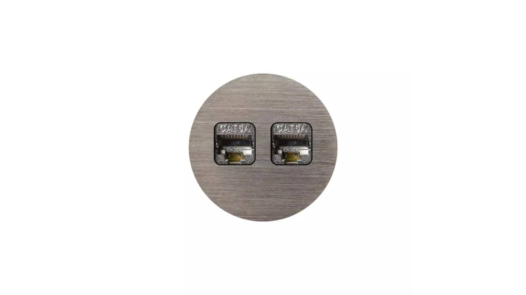 Rond 2.0 Data port  2 Keystones- t.less - canon de fusil lig
