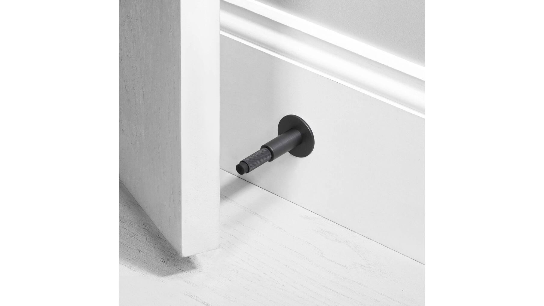 Door Stop/Wall Mounted/Smoked Bronze