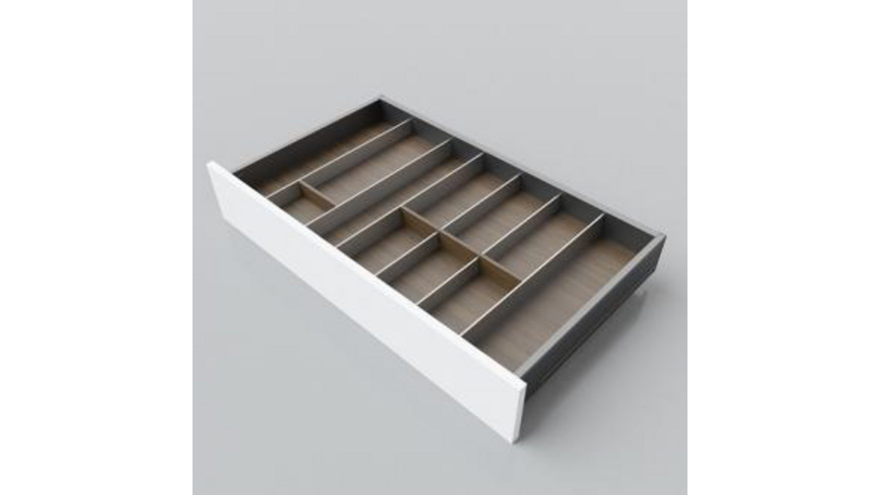 Bestekindeling LEGRA, Notenhout, C700-950, D 45 set 1
