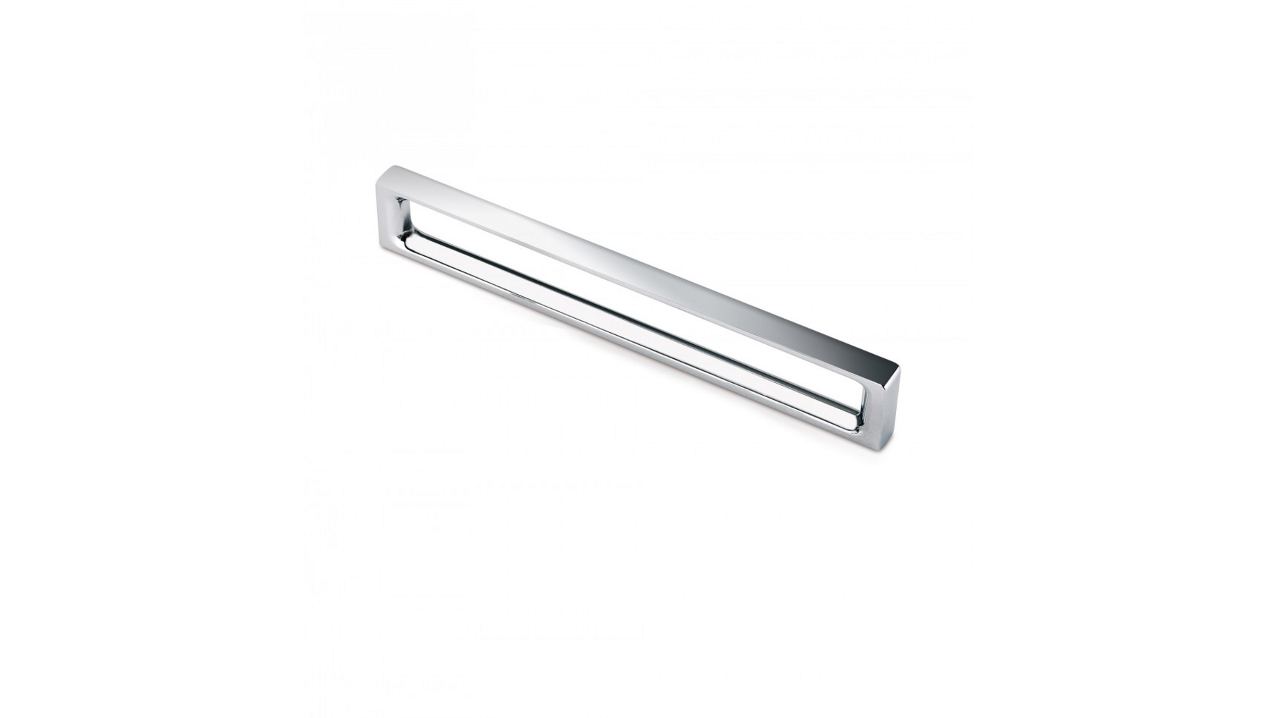 Greep DUAL glans chroom 201x10x26mm, hartmaat 192mm