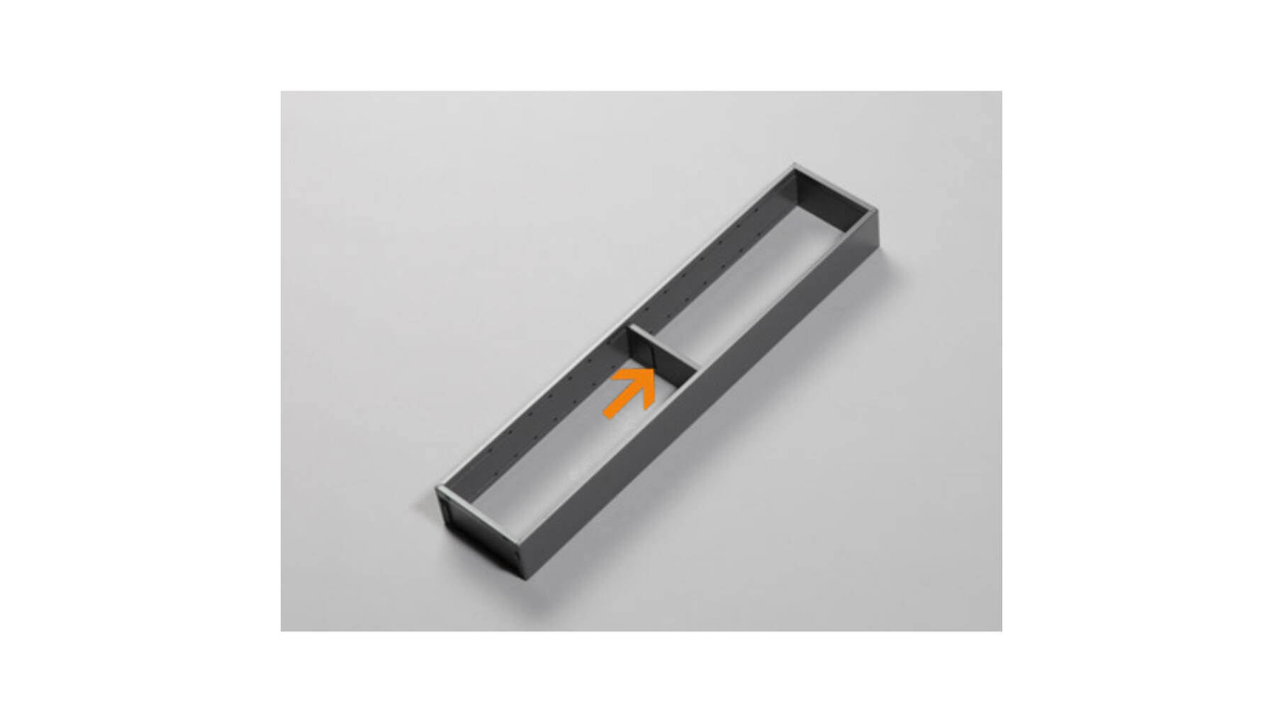 Verdeelstuk voor vakindeling LEGRABOX B 100 mm, D = 50 cm