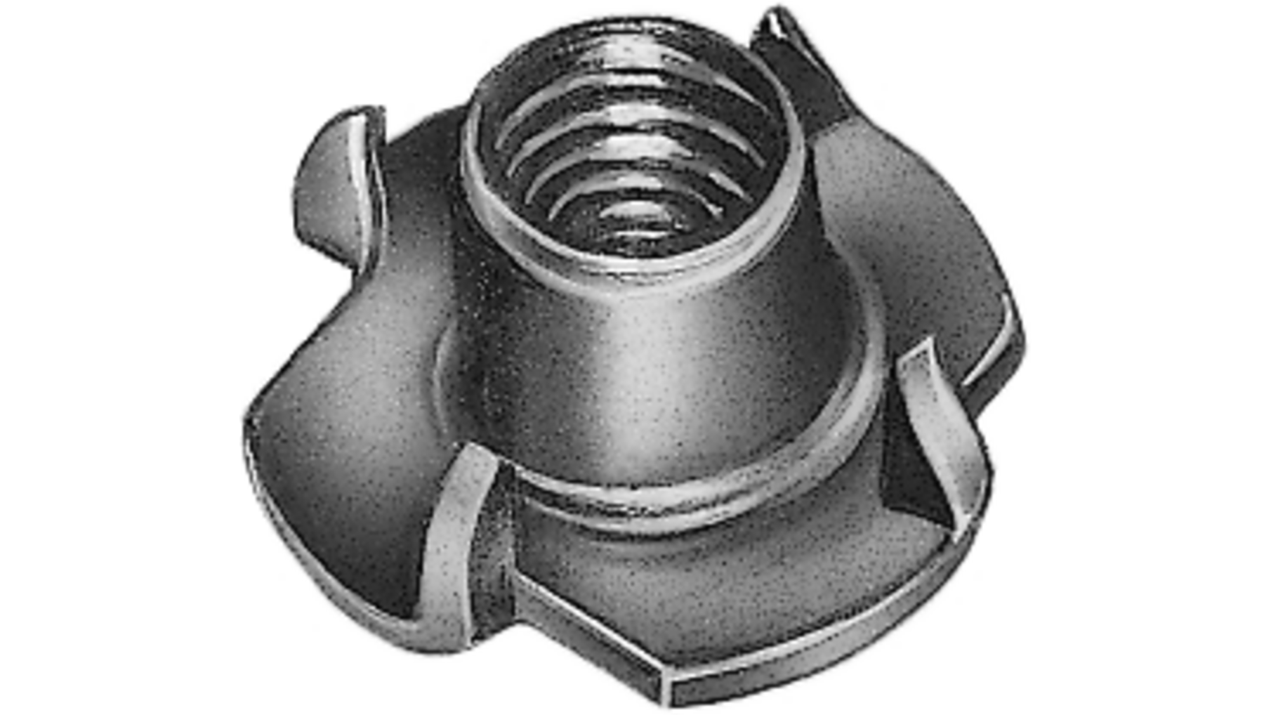 Inslagmoer M8 x 17mm verzinkt