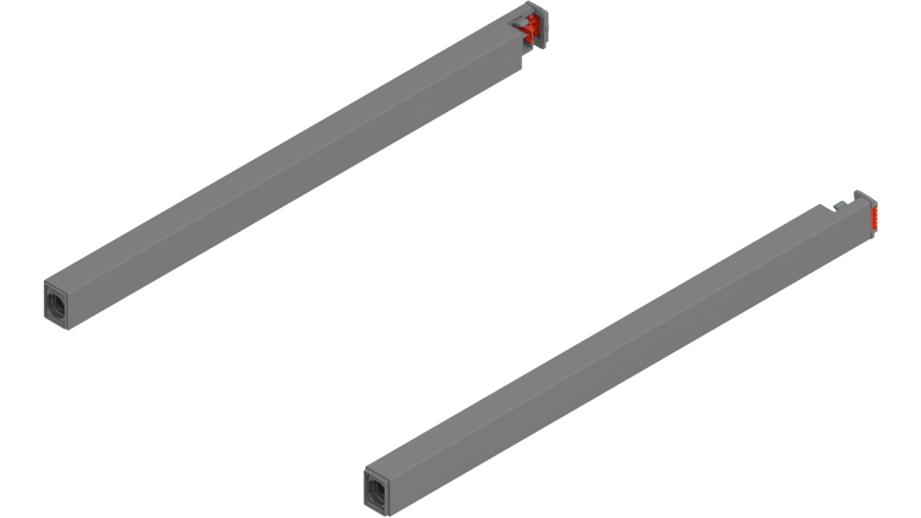 Reling L+R voor Merivobox, 300mm Indiumgrijs