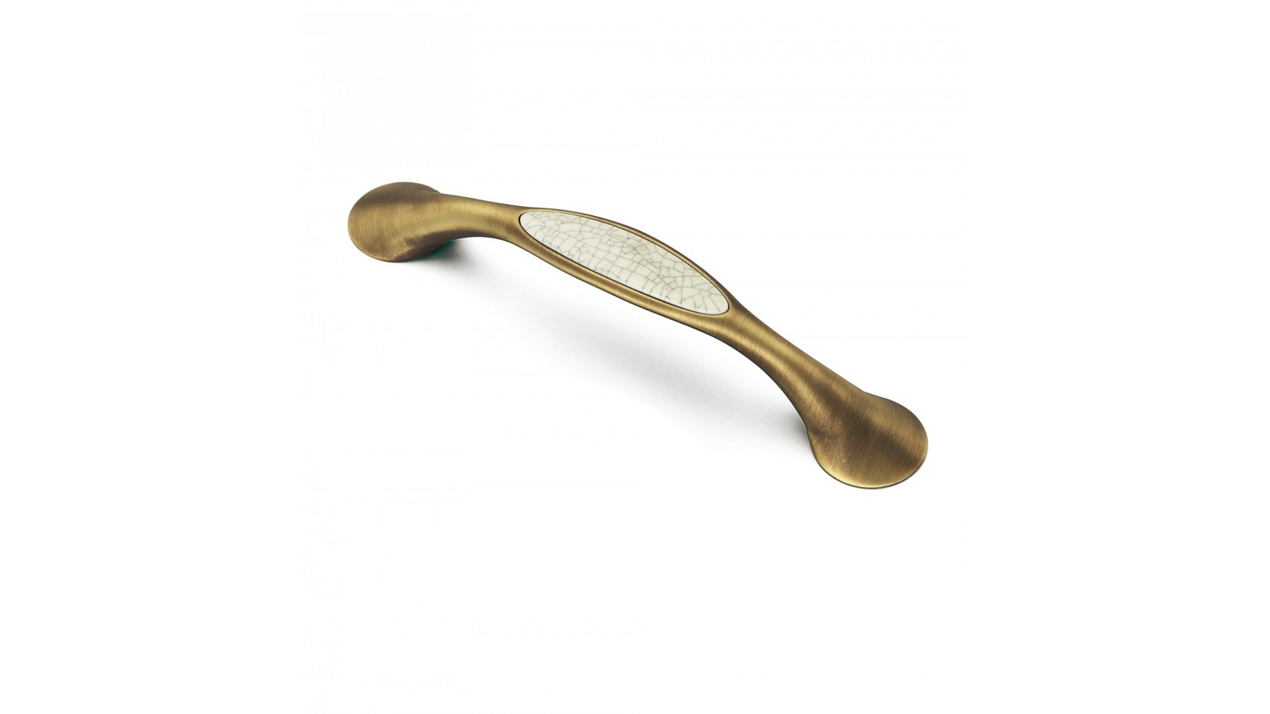 Greep brons geborsteld 178x22mm hartmaat 128mm