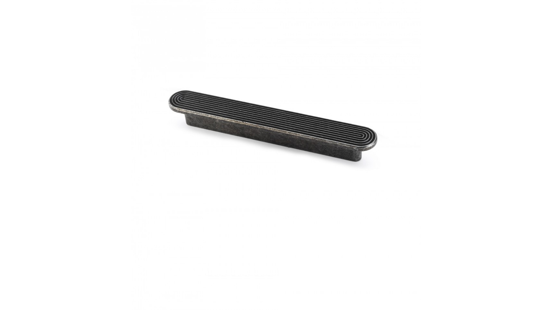 Greep LAPS oud tin ovaal 159x22x21mm hartmaat 128/96mm