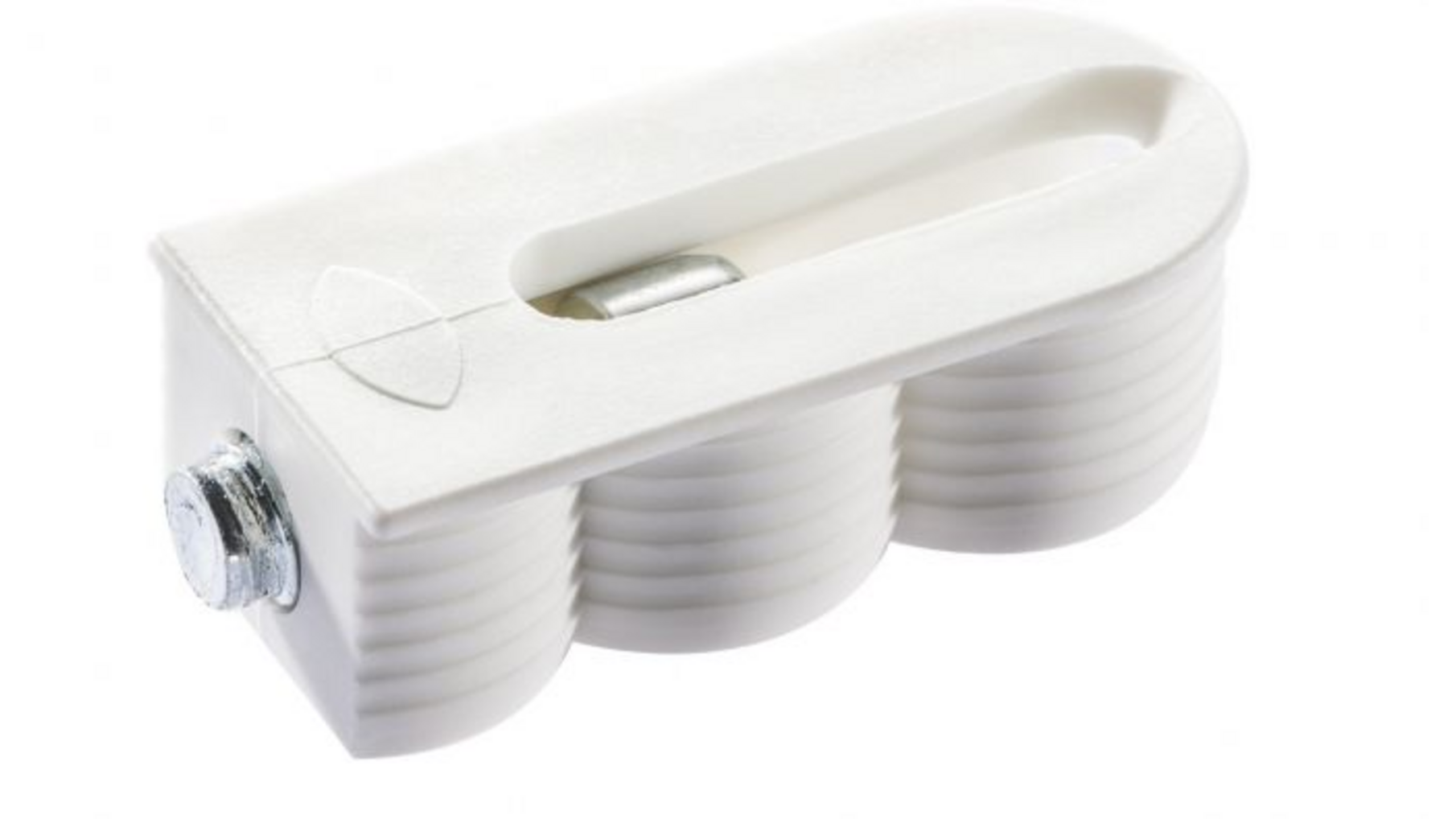 Cabineo 12, wit, 500 stuks, vernikkelde schroef