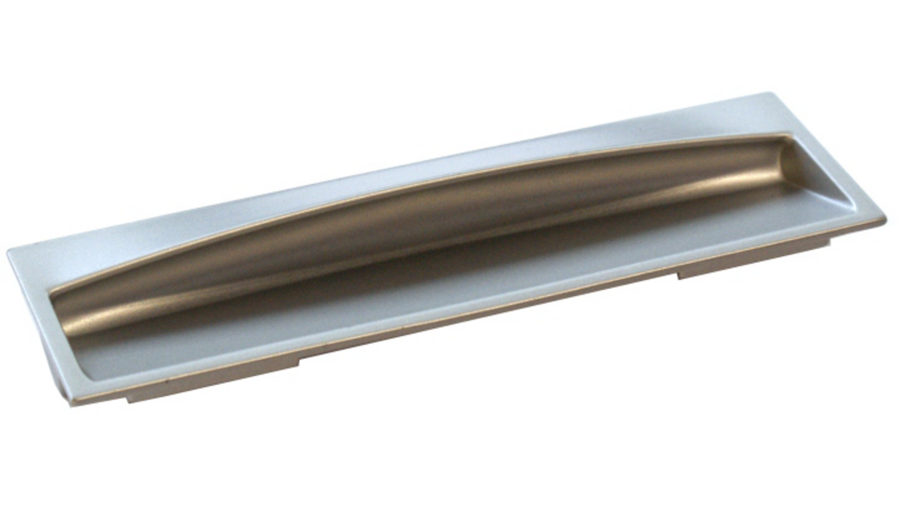 Komgreep buitenmaat 171x52mm mat chroom, hoogte 20mm