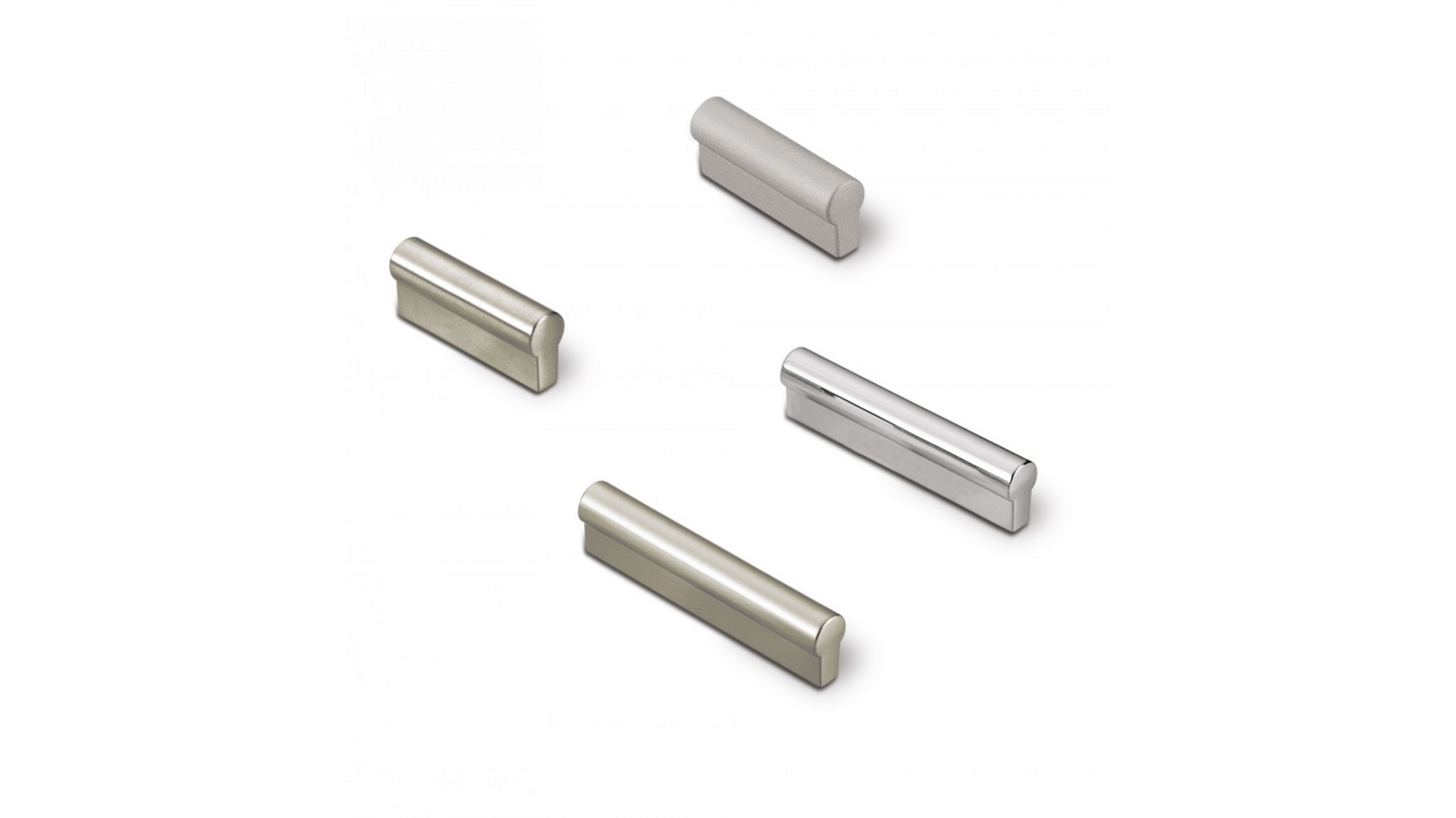 Greep METAL 729 mat chroom 48x12mm, hartmaat 32mm