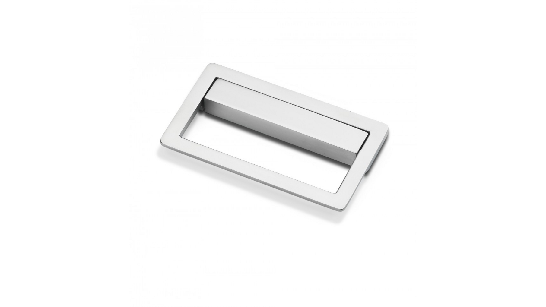 Greep UP mat chroom hartmaat 64mm breedte 90mm, 50x10mm